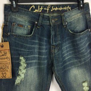 Cult Of Individuality Hagen Straight Leg Jeans 32